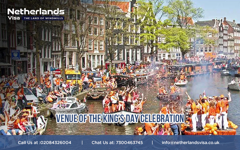 Venue of the King’s Day Celebration in 2026